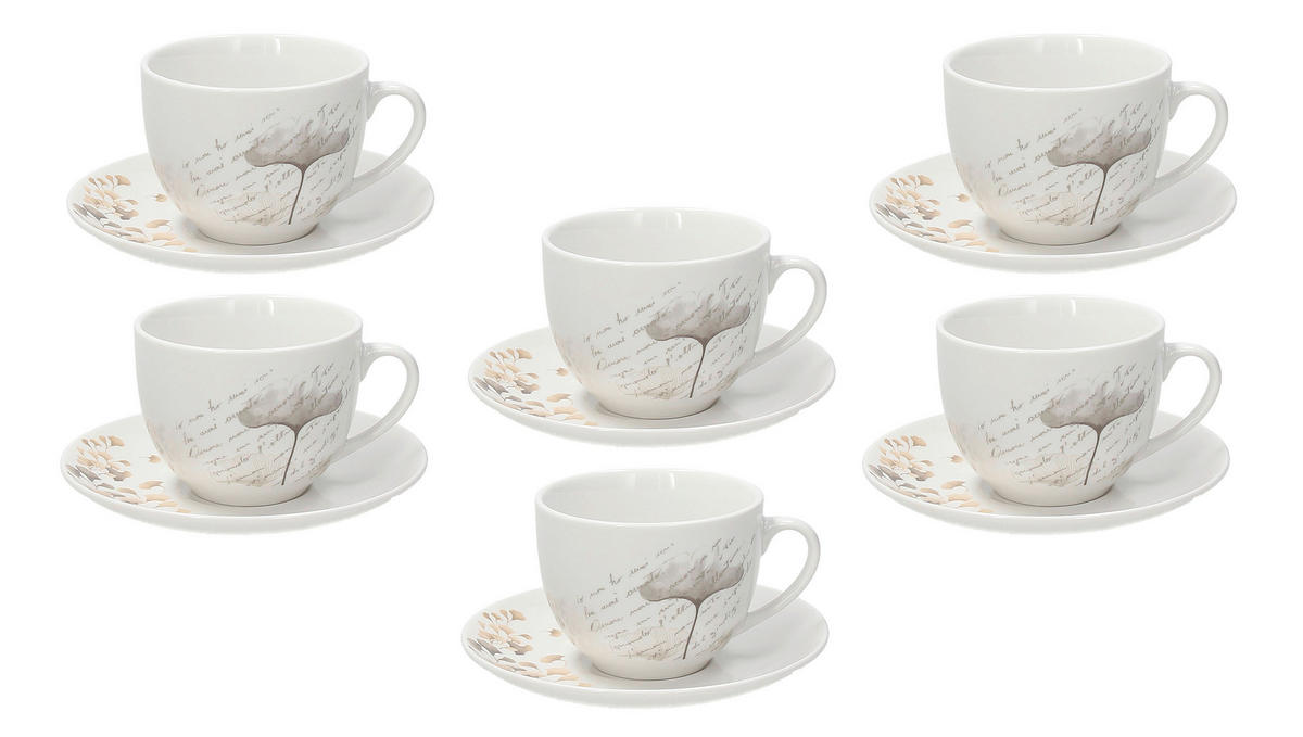 SET ZA ČAJ MADISON POESIA  - višebojno, Basics, keramika (44.5/19/8cm) - Tognana