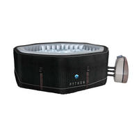 WHIRLPOOL 185/70 cm  - Schwarz/Grau, Basics, Kunststoff/Metall (185/70cm)