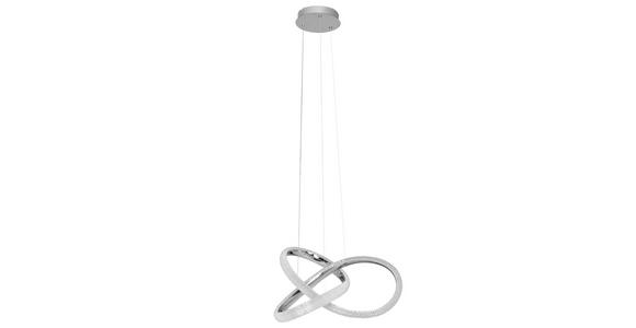 LED-HÄNGELEUCHTE 53/150 cm - Chromfarben, Design, Kunststoff/Metall (53/150cm) - Novel