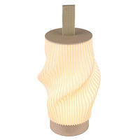 AKKU-TISCHLEUCHTE 14/28 cm  - Beige, Design, Kunststoff (14/28cm) - Briloner