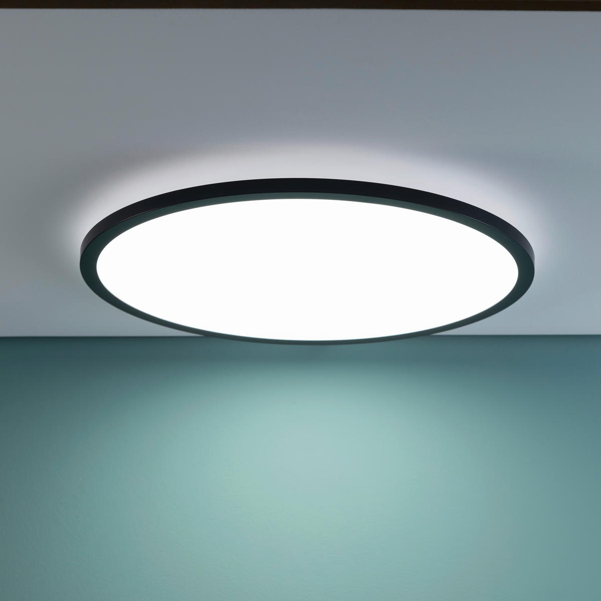 LED-PANEEL  - Schwarz/Weiß, Basics, Kunststoff (50/3cm) - Brilliant