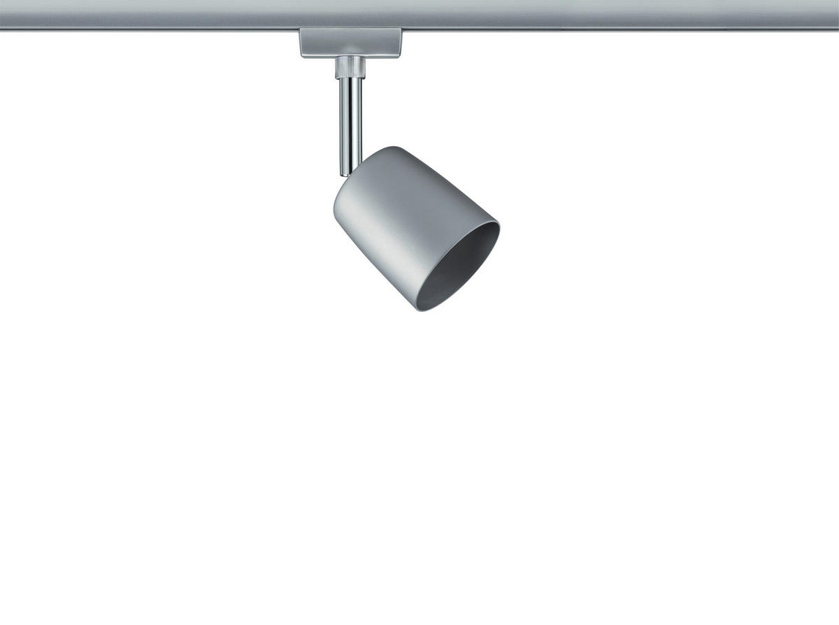 URAIL SCHIENENSYSTEM-STRAHLER - Chromfarben, Design, Metall (5.8/14/9cm) - Paulmann