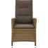 GARTENSESSEL - Braun, LIFESTYLE, Kunststoff/Textil (61/106/65cm) - Ambia Garden