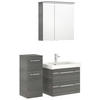 BADEZIMMER 4-teilig  in 100 cm  - Chromfarben/Graphitfarben, KONVENTIONELL, Glas/Holzwerkstoff (100cm) - Pelipal