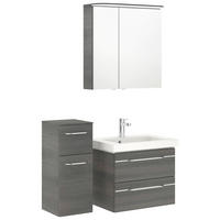 BADEZIMMER 4-teilig  in 100 cm  - Chromfarben/Graphitfarben, KONVENTIONELL, Glas/Holzwerkstoff (100cm) - Pelipal
