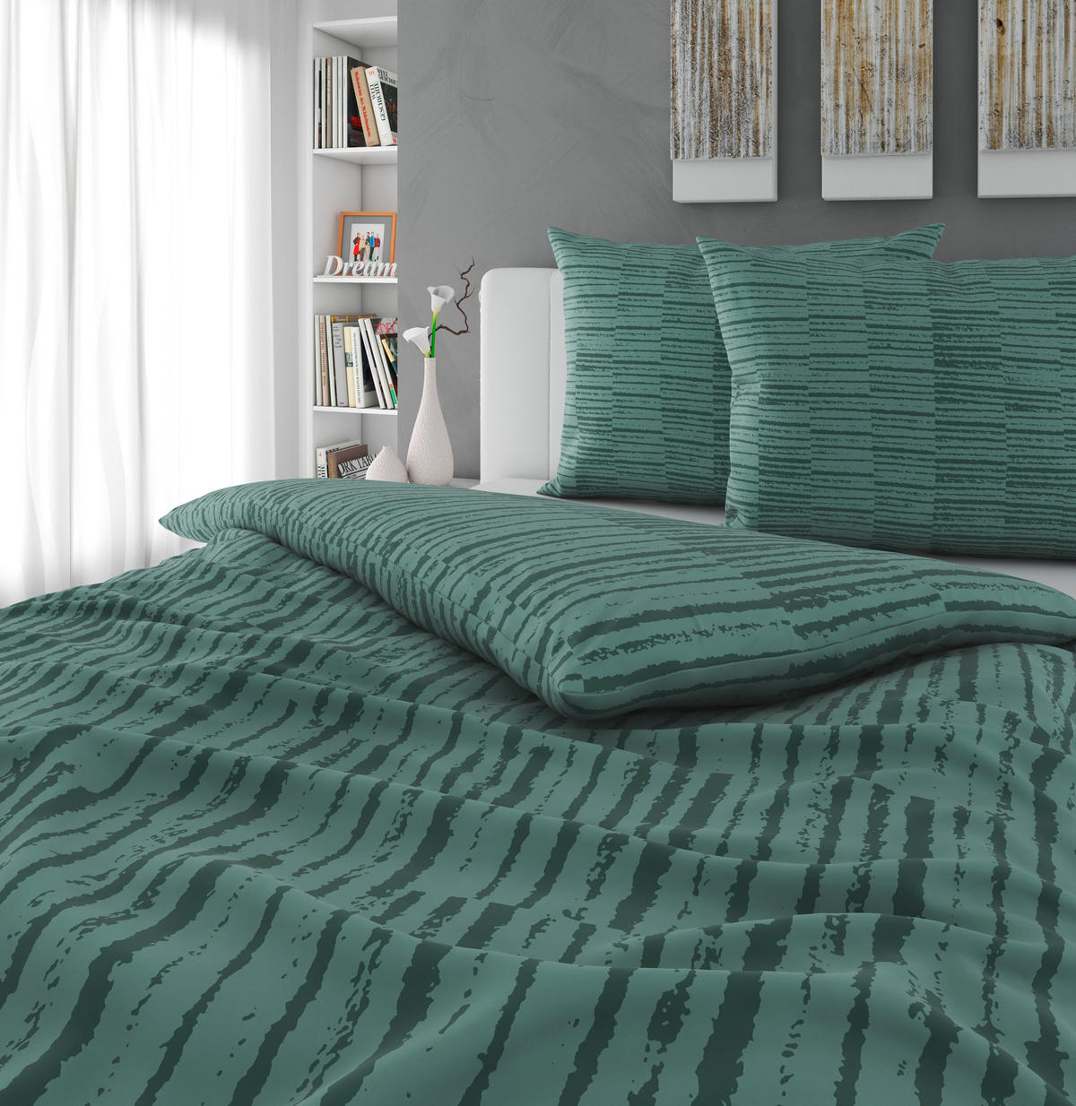 BETTWÄSCHESET 2-teilig Satin 200/210 cm  - Multicolor, Konventionell, Textil (200/210cm) - Novel