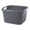 WÄSCHEKORB - Anthrazit, Basics, Kunststoff (43,5/33,5/22,2cm) - Rotho