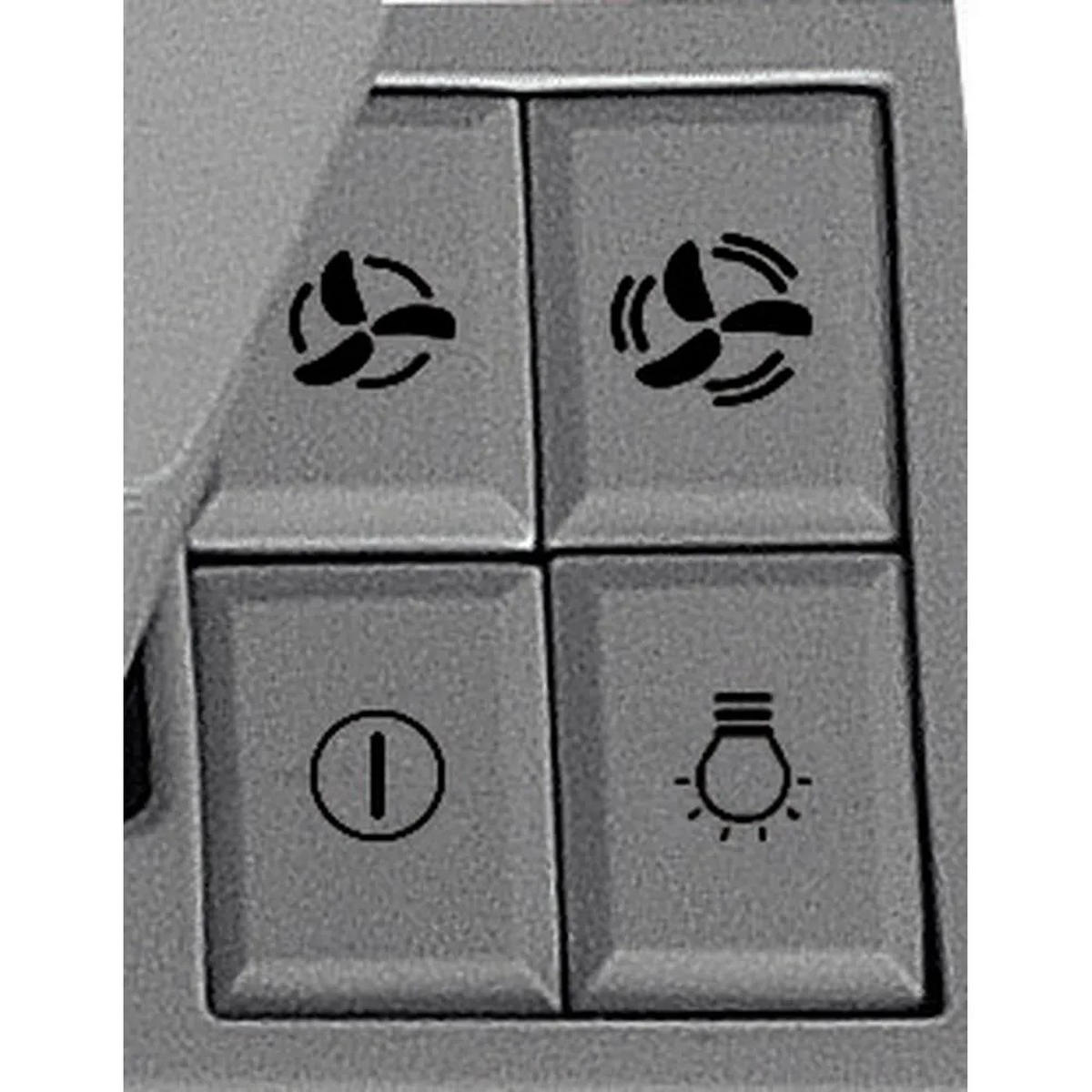 DUNSTABZUGSHAUBE DBAH 64 LM X  - Silberfarben/Grau, Basics, Metall (59,8/39,5/30cm) - Bauknecht