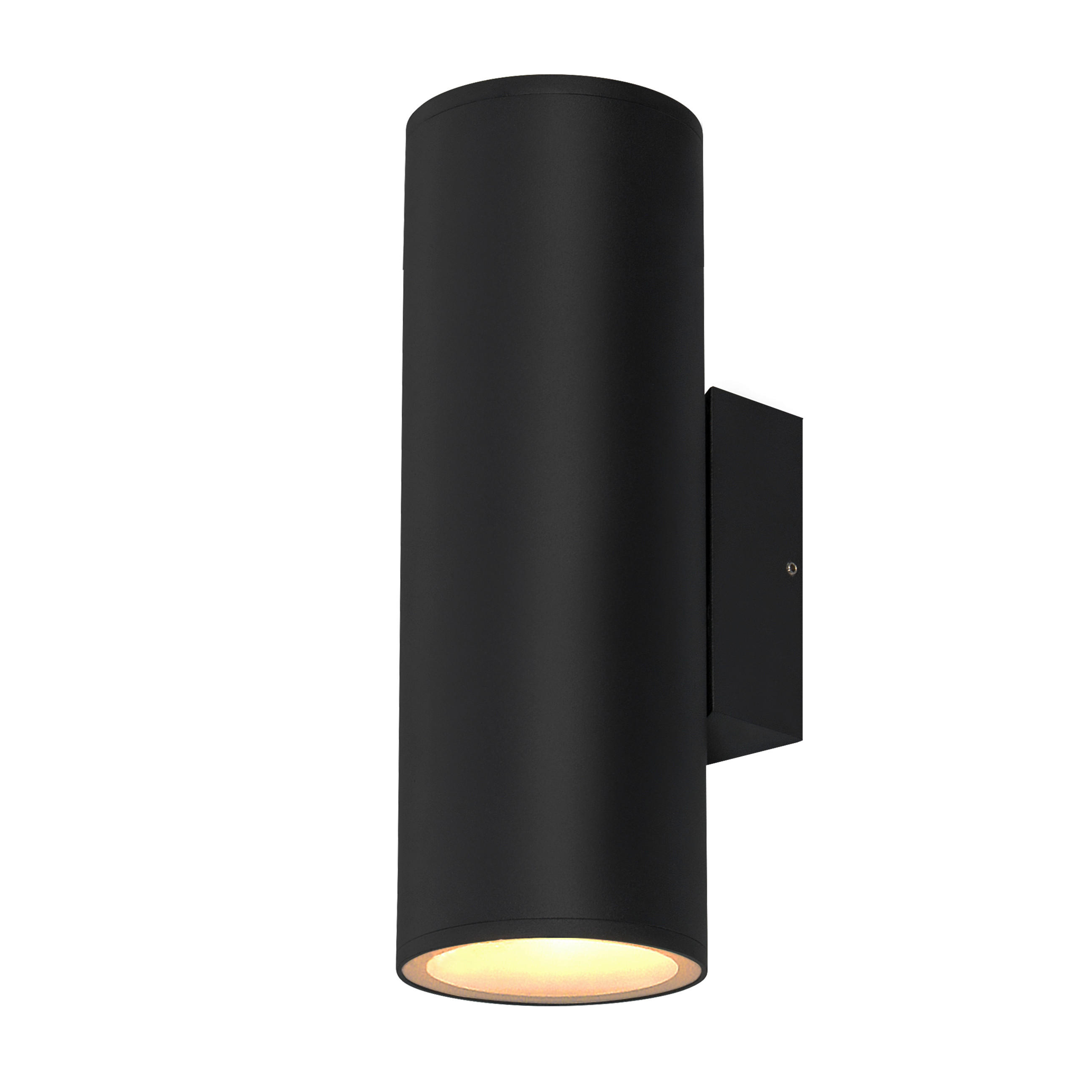 VÄGGLAMPA FÖR UTOMHUS - svart, Basics, metall (10.8/14.5/31cm)