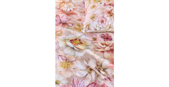 BETTWÄSCHE Fransaro Satin 160/210 cm  - Terracotta, Basics, Textil (160/210cm) - Novel