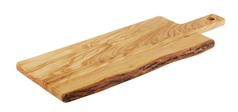 SERVIERBRETT Holz Olivenholz OLIVE  - Karamell, Basics, Holz (44/20/2cm)