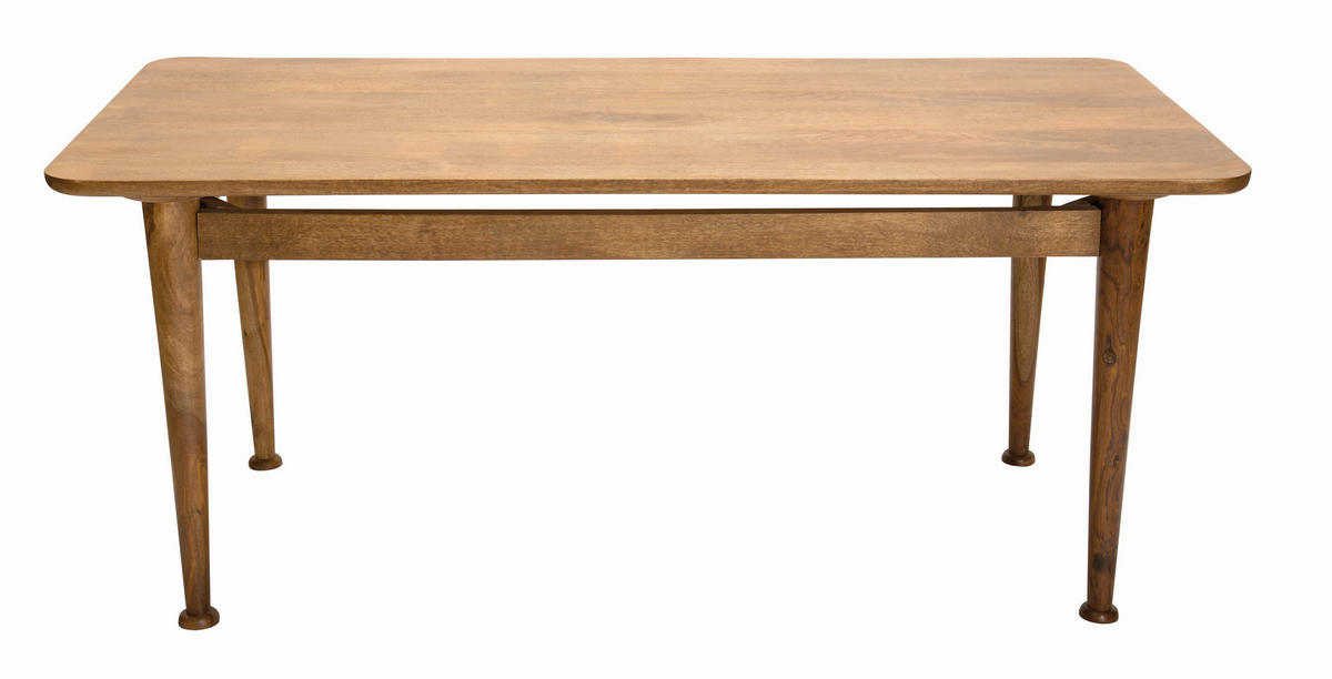 ESSTISCH 180/90/76 cm Echtholz  Holz rechteckig Braun  - Braun, MODERN, Holz (180/90/76cm) - MID.YOU