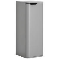 SEITENSCHRANK 33/87/35 cm  - Schwarz/Grau, Design, Holzwerkstoff/Metall (33/87/35cm) - home24