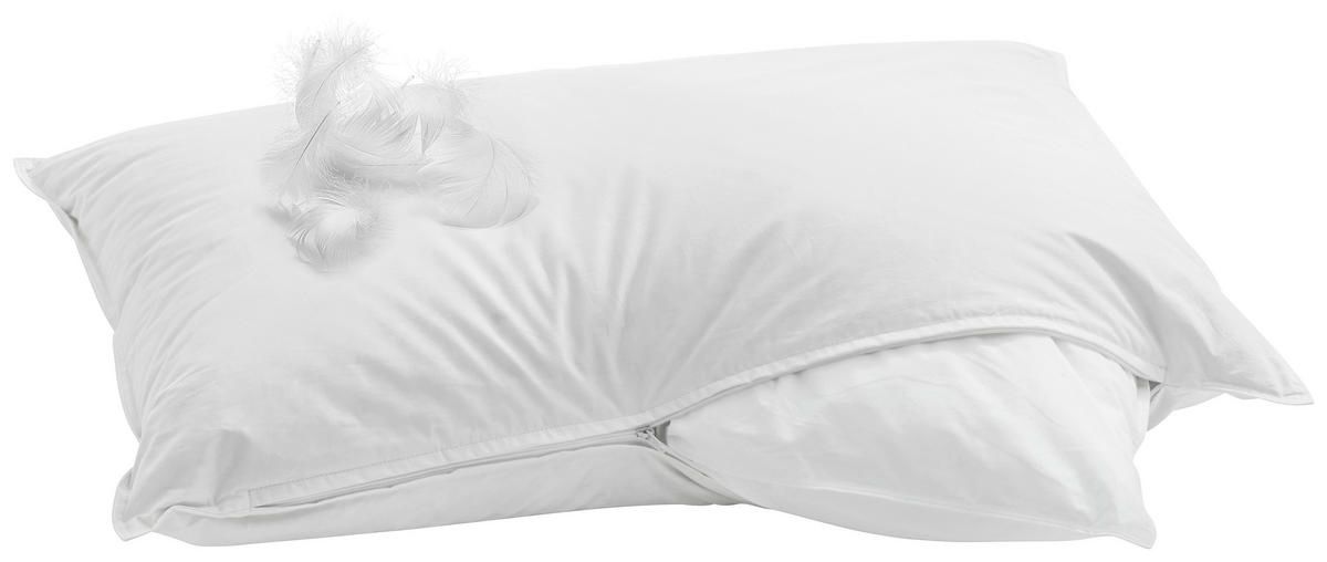 3-KAMMER-KISSEN 65/100 cm  - Weiss, Basics, Textil (65/100cm) - Billerbeck