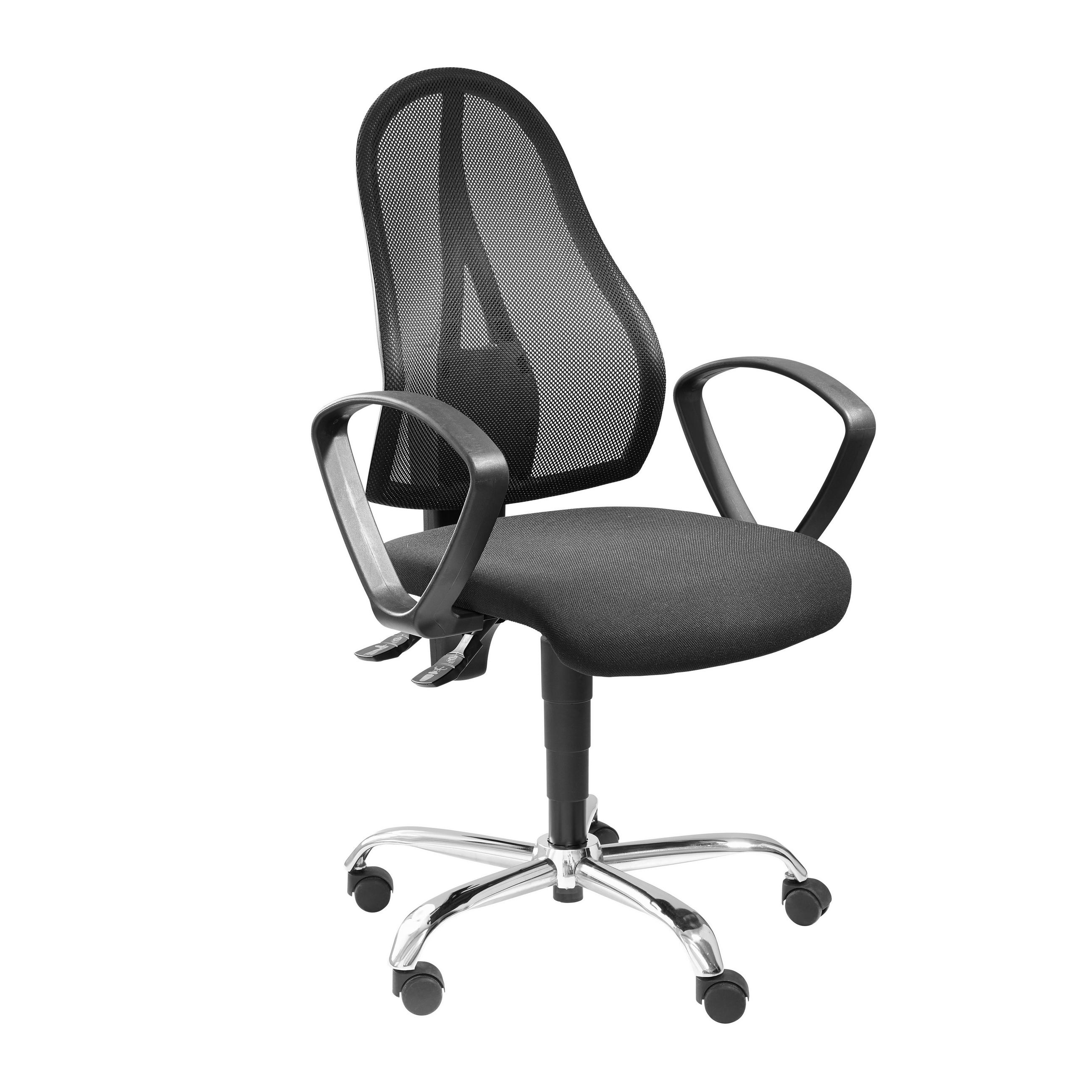 Topstar Drehstuhl Schwarz 48x103-111x48 cm
