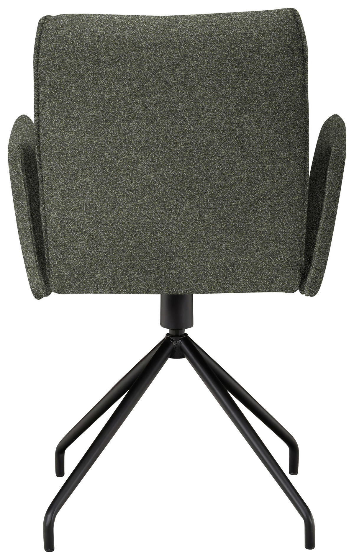 ARMLEHNSTUHL  in Stahl Mikrofaser  - Schwarz/Grau, Design, Textil/Metall (60/91/60cm) - Moderano