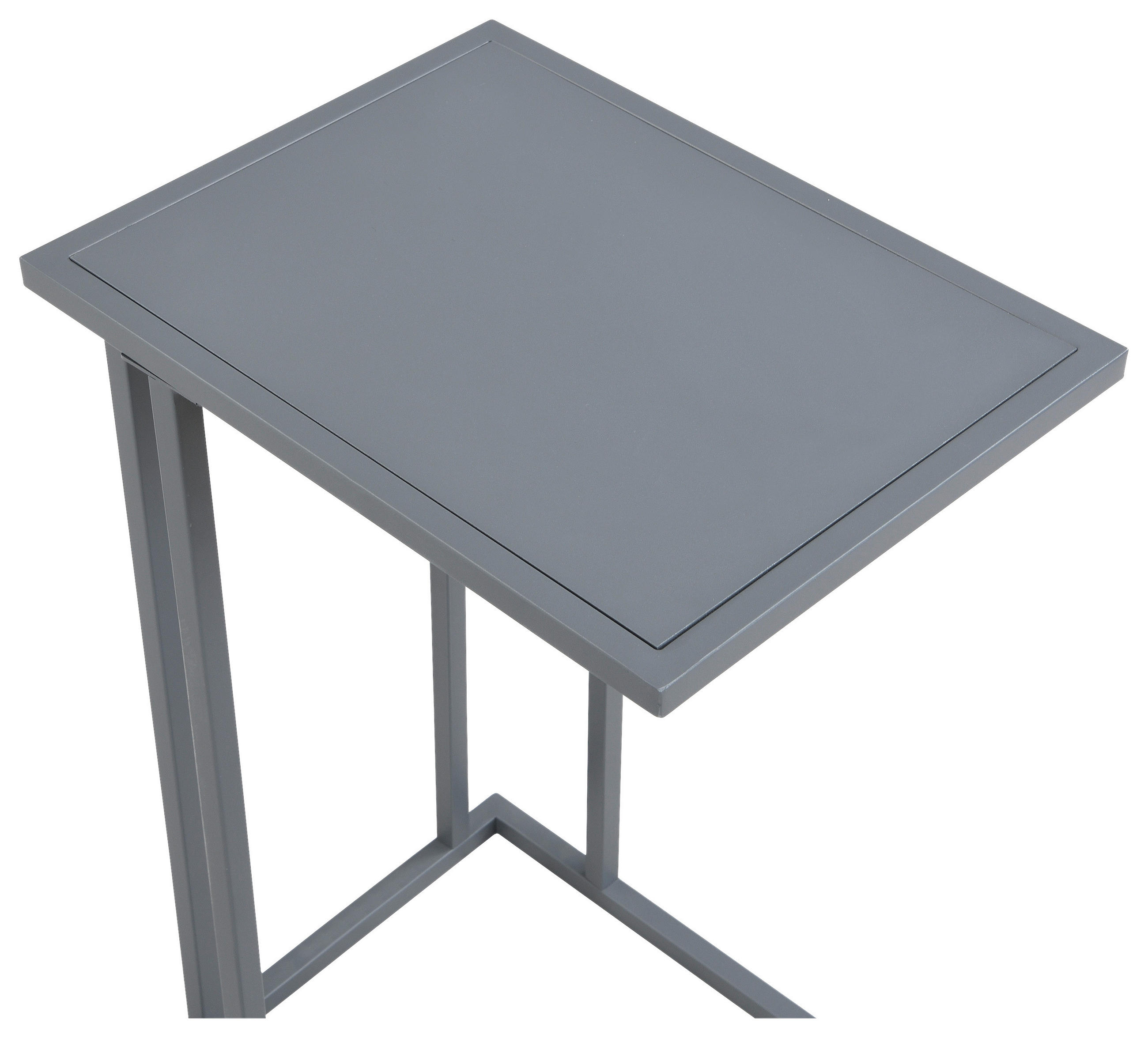 BEISTELLTISCH in Metall, Holzwerkstoff 30/40/60 cm  - Dunkelgrau, Design, Holzwerkstoff/Metall (30/40/60cm) - home24