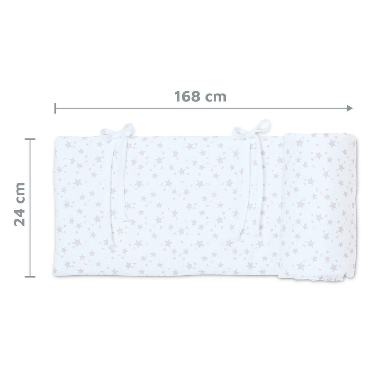 NESTCHEN   24/168 cm  - Weiß, Basics, Textil (24/168cm) - Babybay