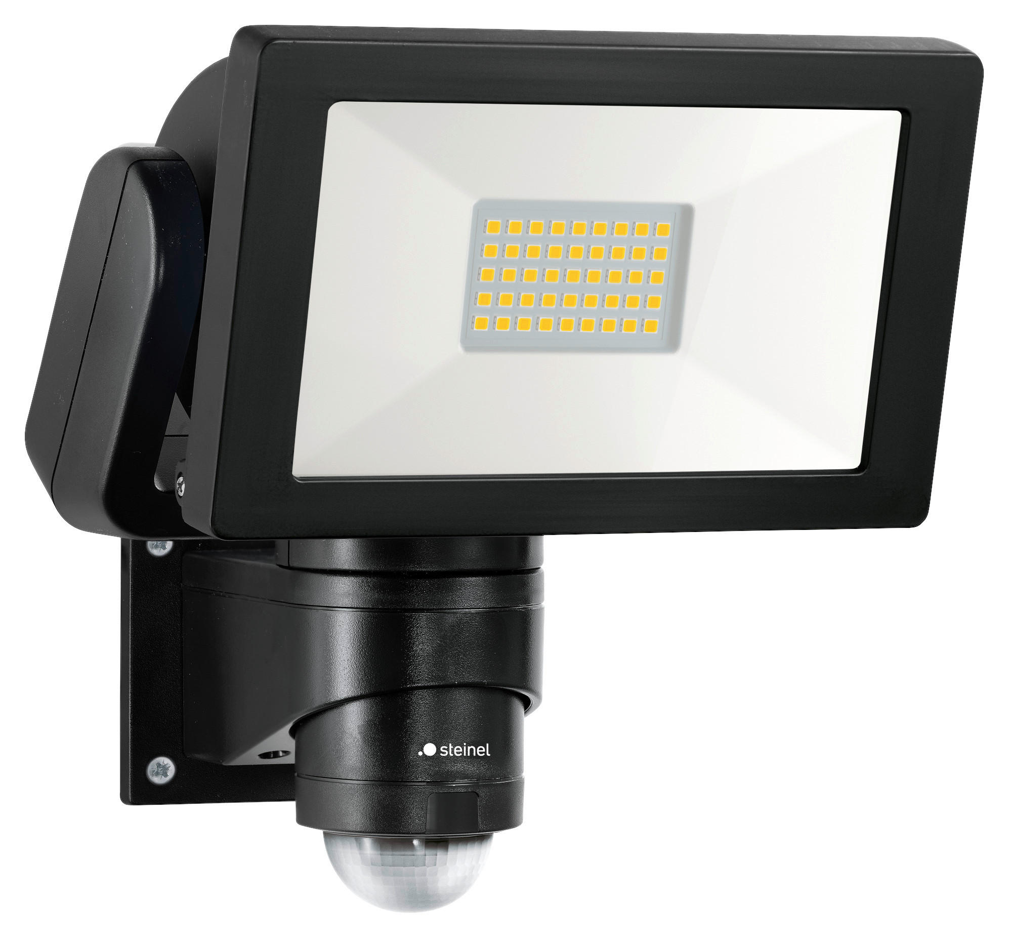 LED-STRAHLER 18,6/21,3/24,1 cm   - Schwarz, Design, Metall (18,6/21,3/24,1cm) - Steinel