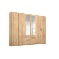 DREHTÜRENSCHRANK 271/229/54 cm 6-türig Sonoma Eiche  - Alufarben/Sonoma Eiche, MODERN, Holzwerkstoff/Kunststoff (271/229/54cm) - Rauch Möbel