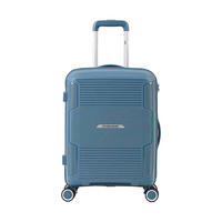 REISEKOFFER Pastellblau  - Pastellblau, Design, Textil (37,5/54/22cm) - Schneiders