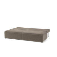 SCHLAFSOFA MUNICH Flachgewebe Hellbraun  inkl. Bettkasten, Schlaffunktion  - Hellbraun/Schwarz, Design, Kunststoff/Textil (200/88/86cm) - MID.YOU