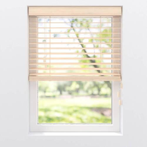 JALOUSIE  halbtransparent  75/130 cm    - Naturfarben, Natur, Holz (75/130cm) - Homeware