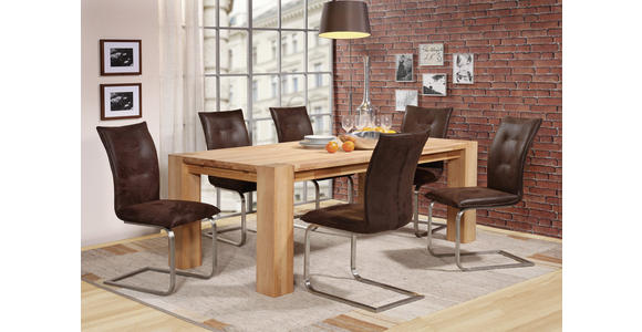 ESSTISCH Kernbuche massiv rechteckig Kernbuche - Kernbuche, Natur, Holz (200/100/75cm) - Carryhome