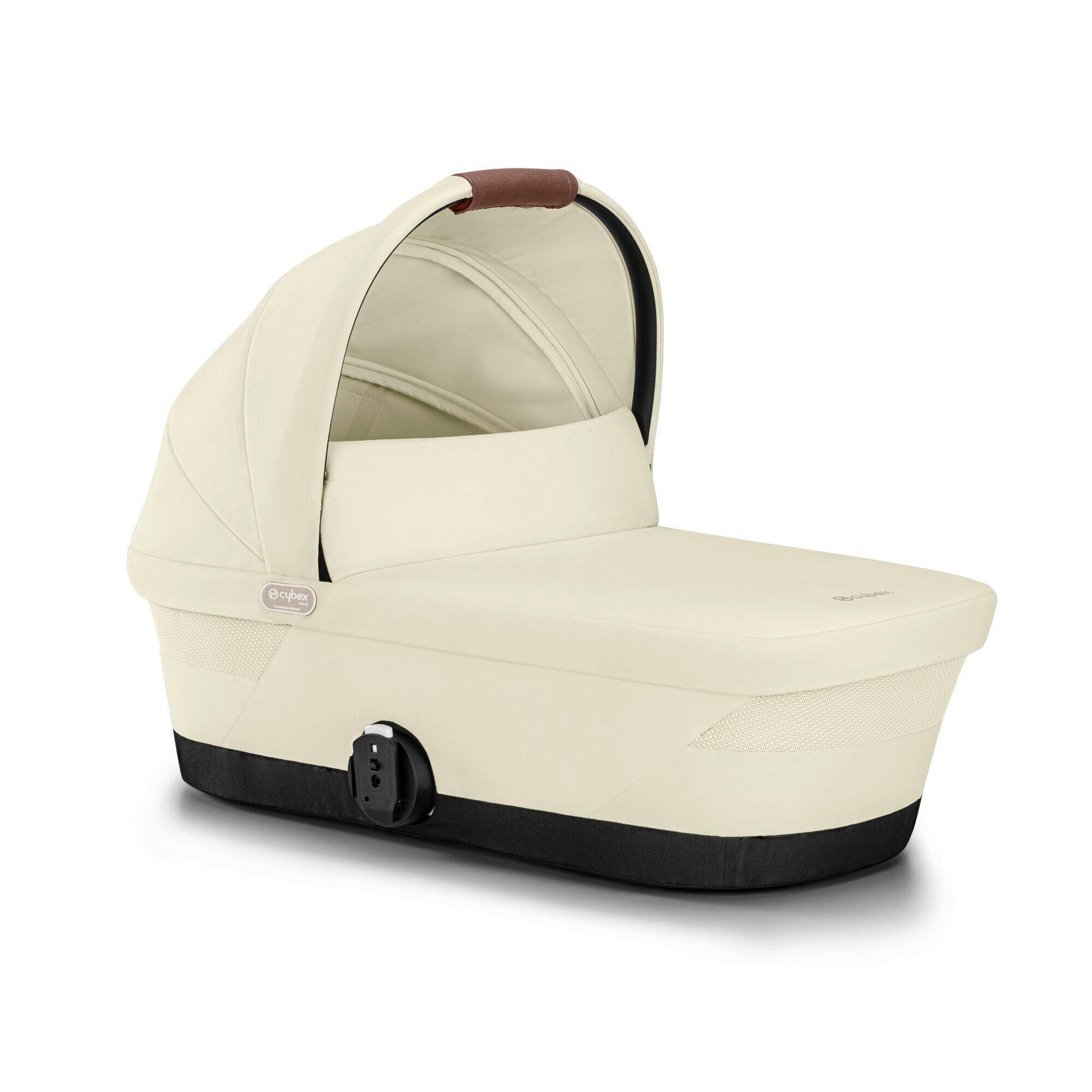 LIEGEWANNE GAZELLE S  - Beige, Basics, Kunststoff/Textil (86/44/27-56cm) - cybex GOLD