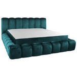 POLSTERBETT Bettkasten Petrol 160/200 cm  - Petrol/Schwarz, Trend, Kunststoff/Textil (160/200cm) - Esposa