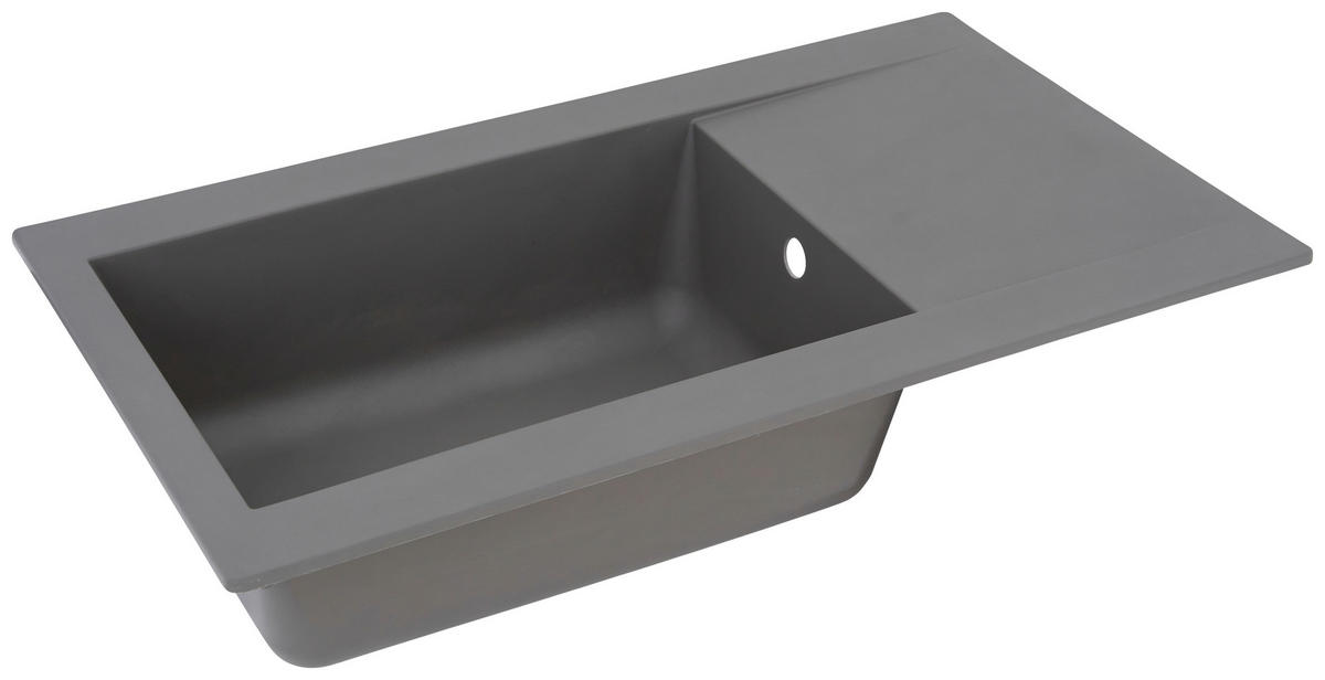 DISKHO 1712DENVER86X50G  - grå, Trend, glas/plast (86/20/50cm) - Respekta