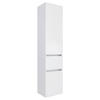 HOCHSCHRANK 40/185/35 cm  - Silberfarben/Weiß, Basics, Holzwerkstoff/Kunststoff (40/185/35cm) - Held