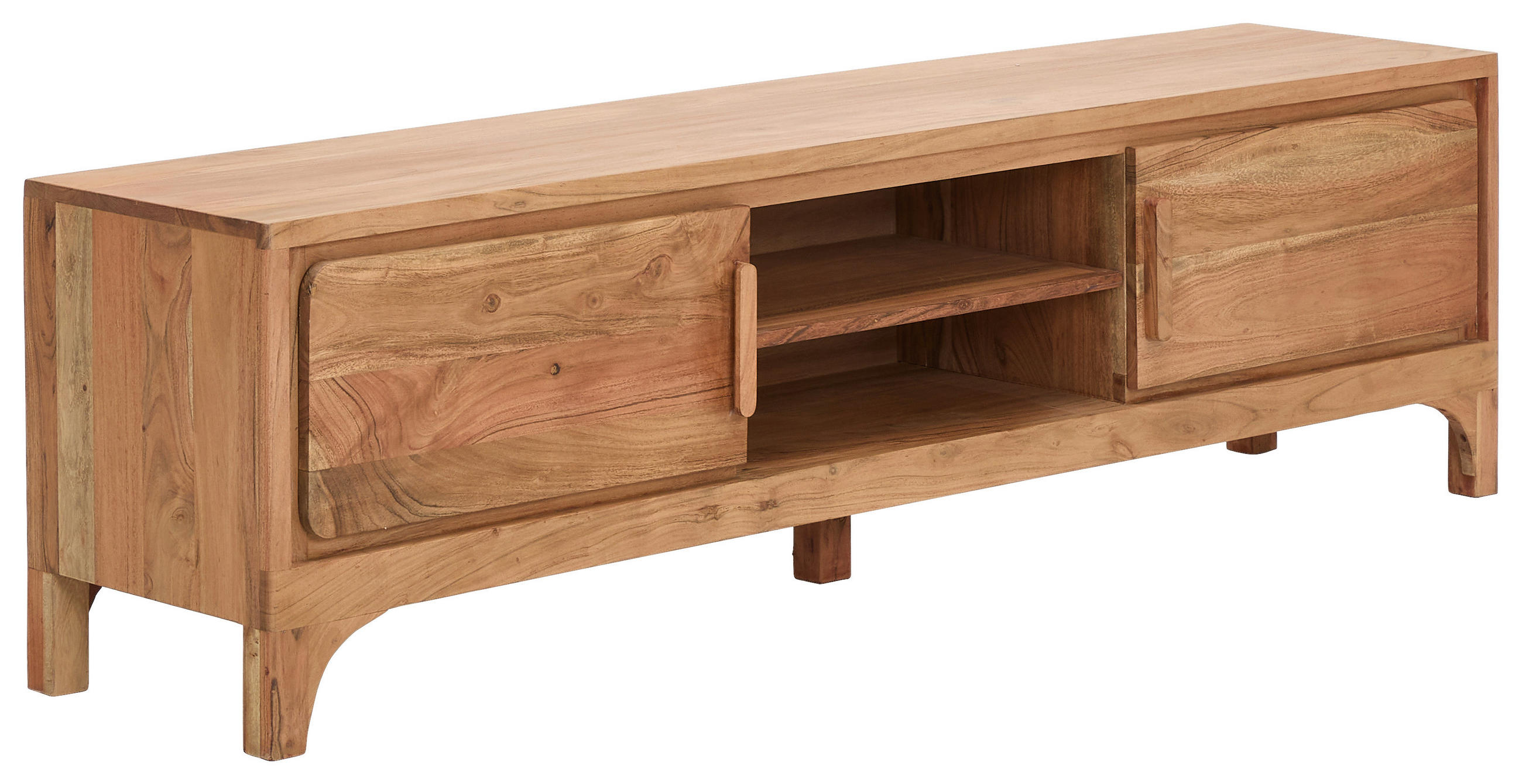 LOWBOARD  in 175/50/40 cm  - Akaziefarben, KONVENTIONELL, Holz (175/50/40cm) - Livetastic