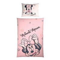 DETSKÉ OBLIEČKY MINNIE MOUSE 140/200 cm  - biela/antracitová, Konventionell, textil (140/200cm)