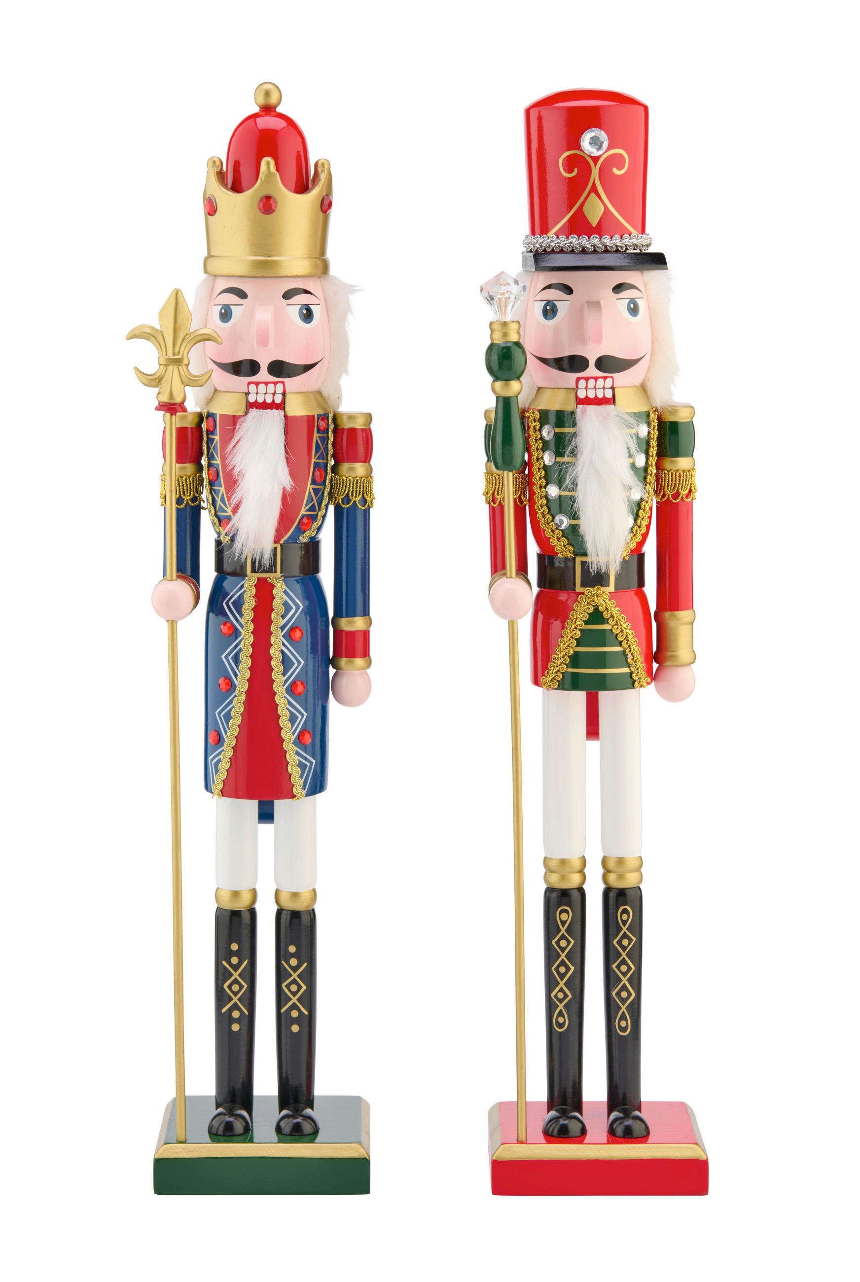 FIGURA KRCKA ORAŠČIĆA - pink/zelena, Lajfstajl, drvo/pločasti materijal (56cm) - X-Mas