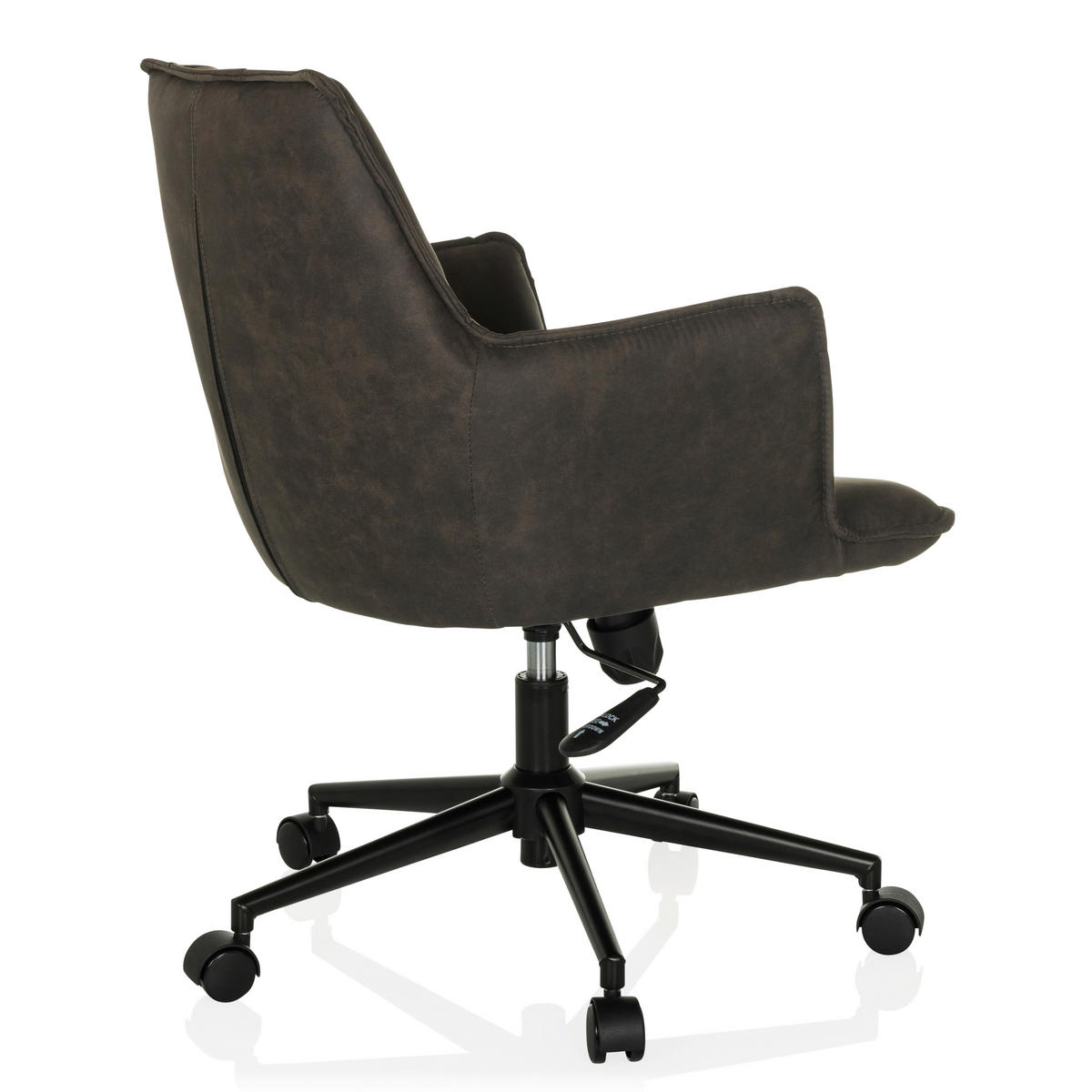 DREHSTUHL Dunkelgrau  - Dunkelgrau/Schwarz, MODERN, Kunststoff/Textil (54/85/70cm) - MID.YOU