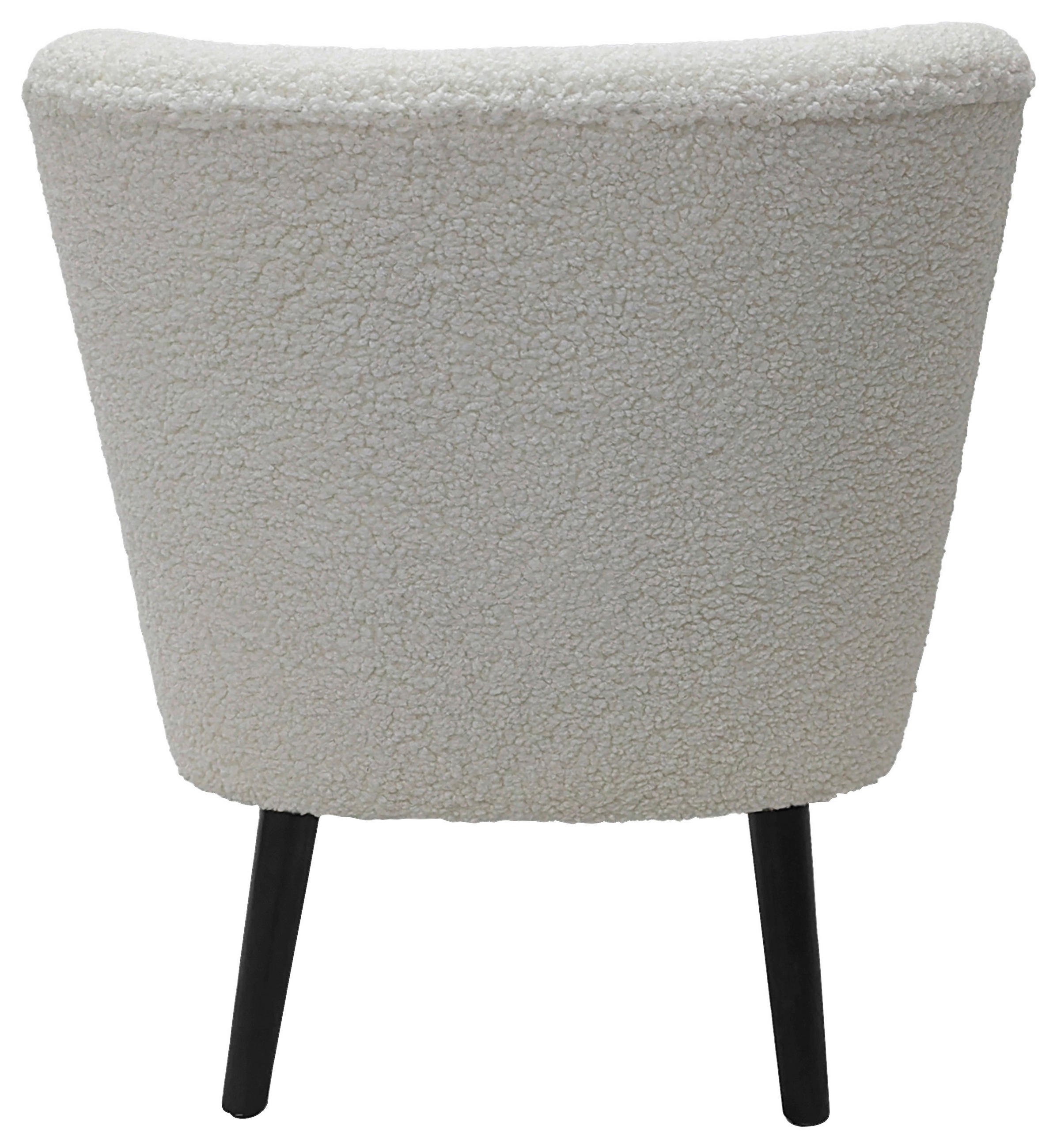 FOTEL - fekete/fehér, Design, textil/fa (67/79/72cm) - Carryhome