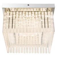 STROPNÍ LED SVÍTIDLO, 36/36/21.5 cm - barvy chromu, Basics, kov/sklo (36/36/21.5cm)