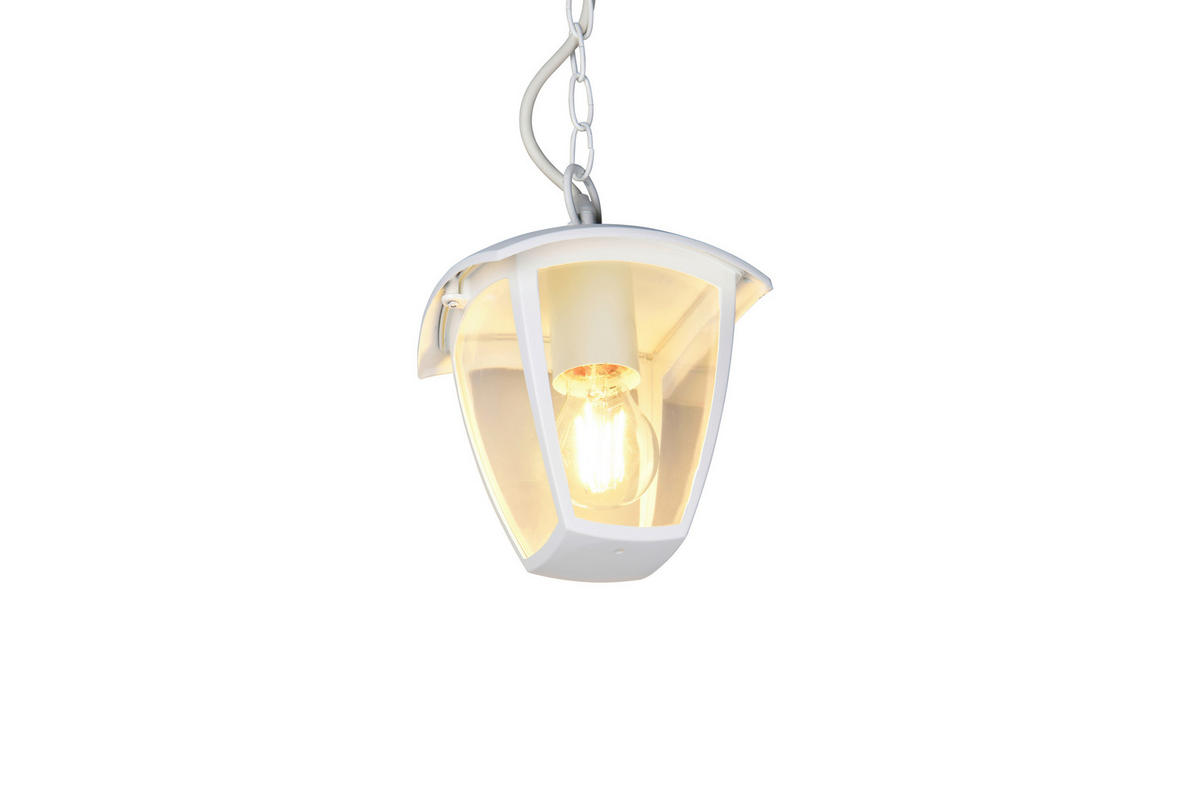 AUßENHÄNGELEUCHTE Venta 17/82/17 cm  - Klar/Weiß, KONVENTIONELL, Kunststoff/Metall (17/82/17cm) - Trio Leuchten