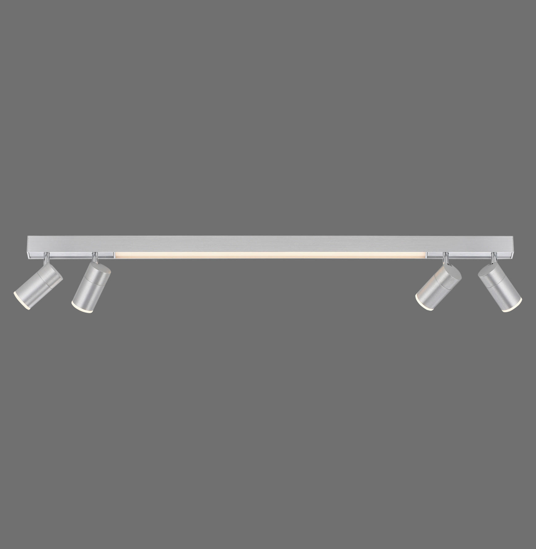 PLAFONIERĂ CU LED - Design, plastic/metal (120/19/5cm)