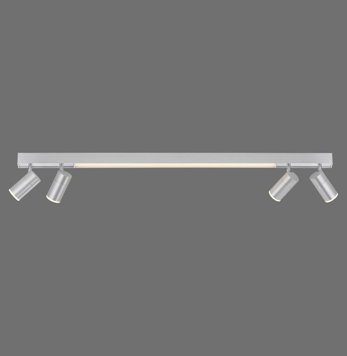 PLAFONIERĂ CU LED - Design, plastic/metal (120/19/5cm)