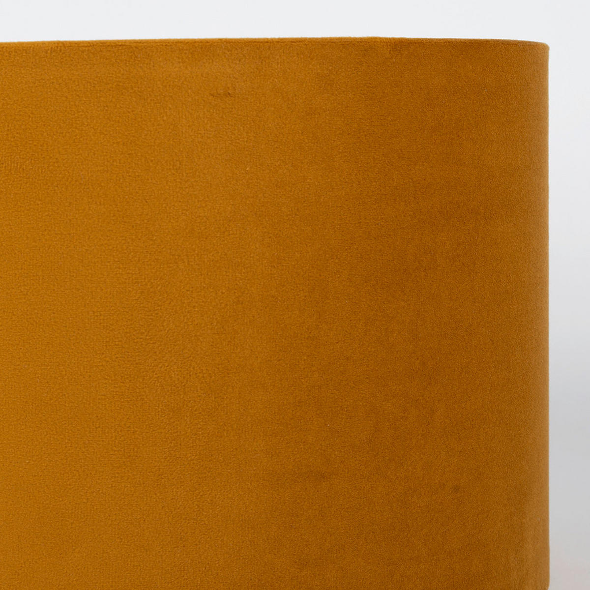 LEUCHTENSCHIRM Velour  35 cm  - Bernsteinfarben, Basics, Textil/Metall (35cm)