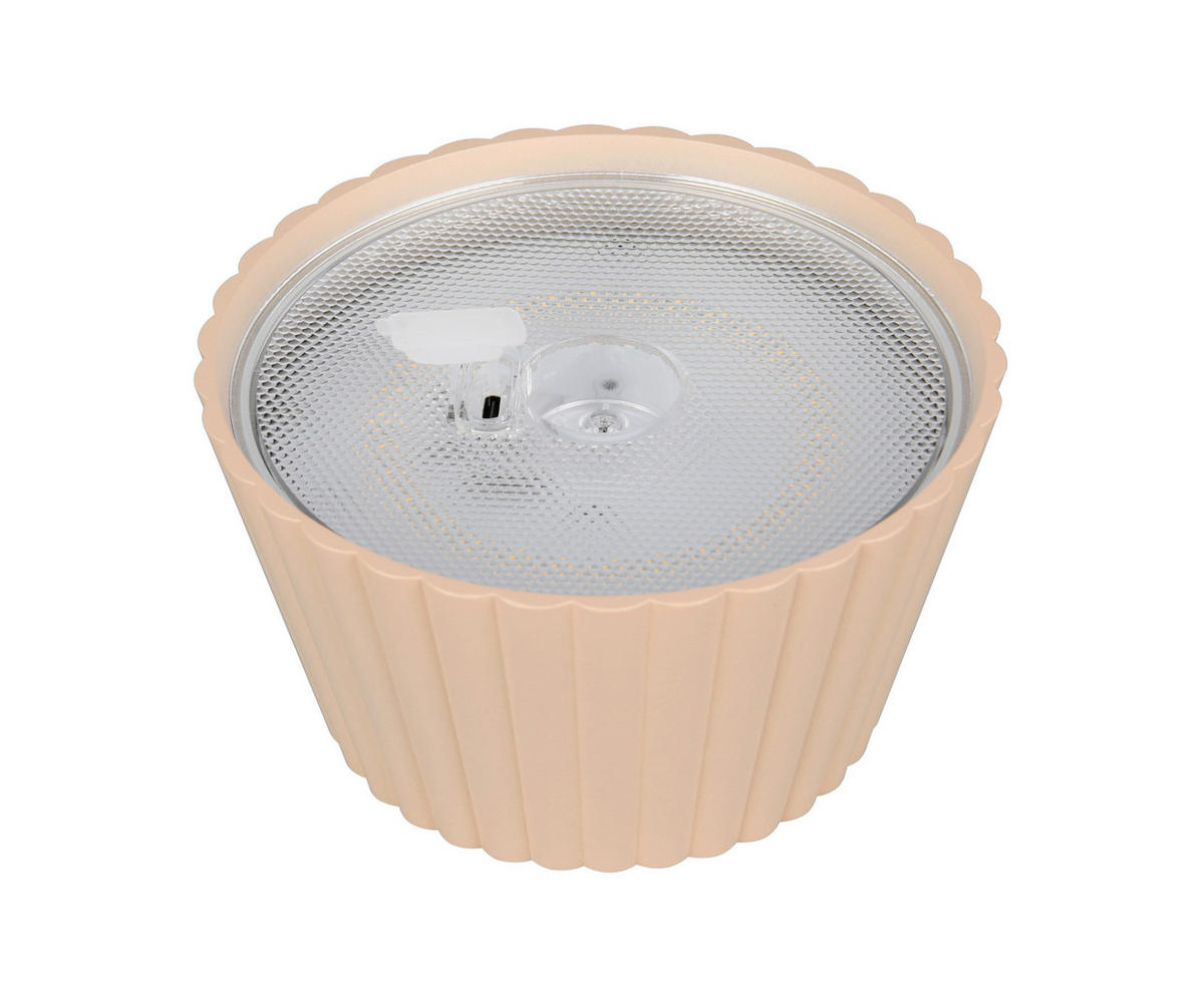 STOLNÍ LAMPA NA BATERIE 13,5/39,1 cm - pískové barvy, Design, kov (13,5/39,1cm)