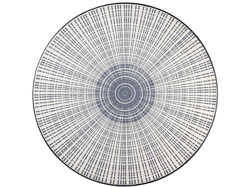 FLACHWEBETEPPICH 145/145 cm Cascara Grey Grau  - Grau, KONVENTIONELL, Kunststoff/Textil (145/145cm) - wash+dry