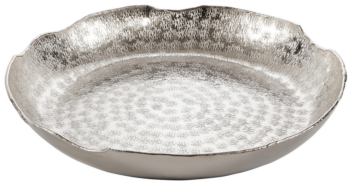 DEKOTELLER - Silberfarben, Basics, Metall (36,5/4,5cm) - Ambia Home