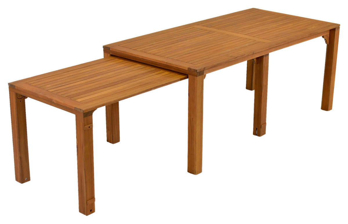 GARTENSET Akazie massiv  - Naturfarben, MODERN, Holz - Gardenson