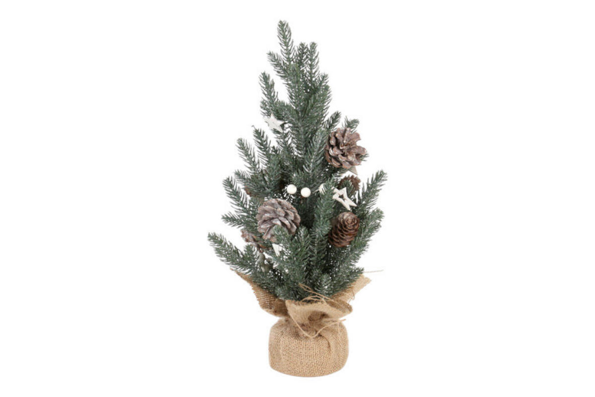 DEKORATIONSTRÄD  - skogsgrön, Lifestyle, plast (15/48cm) - X-Mas