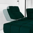ECKSOFA in Struktur Petrol  233/313 cm  - Petrol/Schwarz, Design, Kunststoff/Textil (233/313cm) - Emilio Belluti