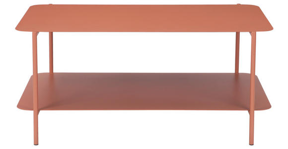 COUCHTISCH 90/58.4/40 cm rechteckig Terracotta  - Terracotta, Design, Metall (90/58.4/40cm) - Carryhome
