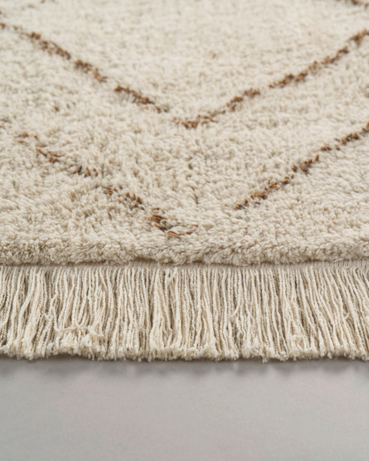 FLACHWEBETEPPICH 80/150 cm Braun, Creme  - Creme/Braun, Design, Textil (80/150cm) - Novel